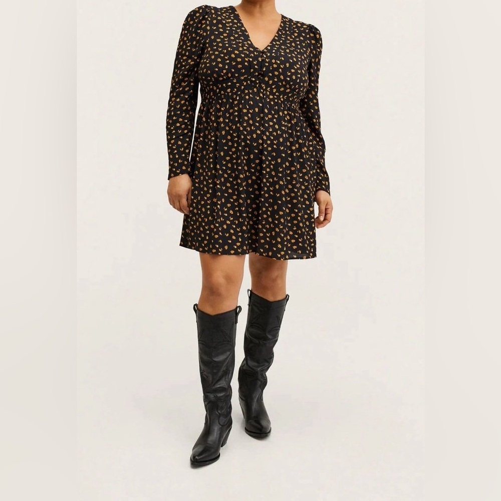 NWT MANGO Floral printed Mini dress Size 20